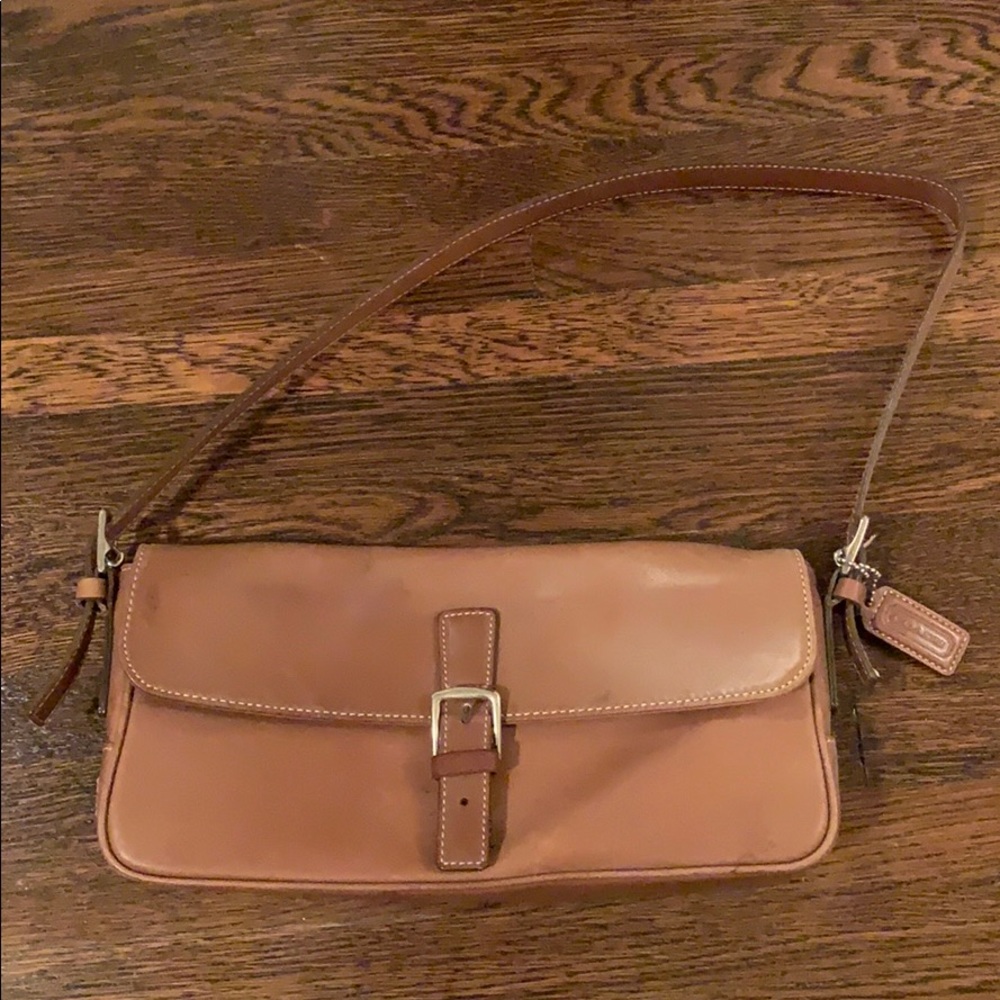 Vintage Coach bag - caramel leather
